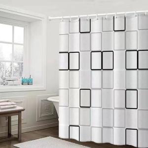 NAIFUNA | Waterproof Mold-Resistant No-Drilling Bathroom Curtain