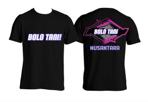 Kaos Bolo tani Nusantara-DTF MIX WARNA/kaos tshirt/kaos kata kata/kaos pria wanita
