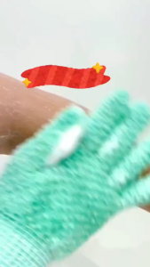 Găng Tay Tẩy Tế Bào Chết Làm Sạch Da Toàn Thân - Bao Tay Tắm Tạo Bọt Tẩy Da Chết Và Massage Body