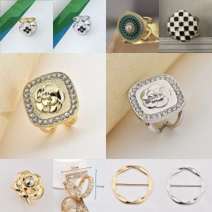 Aibins คลิปหนีบผ้าฮิญาบเข็มขัดเครื่องประดับแฟชั่นห่วงคล้องประดับผ้าพันคอสตรี PJK1099 หัวเข็มขัด