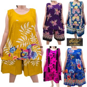 Aladdin Batik Design Demi Singlet Shirt & Pant Hot Sell.