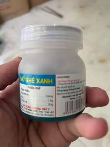 Mỡ ghẻ xanh dùng cho thú y động vật bị ghẻ lở mồm lông móng.