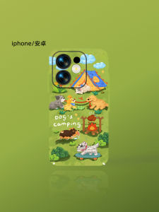 Cute Dog Phone Case Creative Green Filming Huawei Mate70 Honor Magic Xiaomi Vivox200 OnePlus Opporeno Compatible Apple iPhone