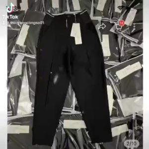 Quần Baggy Cạp Cao 8cm Vải Umi Loại 1 Dày Mịn Co Giãn Mặc Thoải Mái Mix Đồ Siêu Xinh-XMTĐ-mã 093