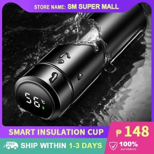 304 Stainless Steel Smart Vacuum Cup LED Temperature Display Insulated Water Bottle Coffee Tea Heat Cold Preservation Home Office Car Travel Use