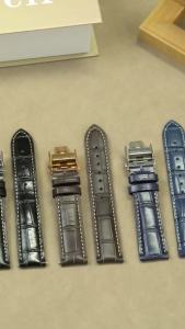 Dây Đeo Đồng Hồ Bằng Da Cổ Điển Cho Longines Master Flagship Elegant Series Dây Đeo Cổ Tay Thời Trang Nam 18mm-22mm Khóa Kim Loại