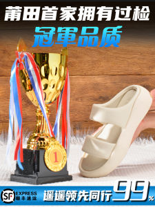 Milk Huhoo ~ Slip-on Flip-Flops Double Strap Wide-Brimmed Bread Sandals Outwear Thick Sole Best Selling Two Bars Beach Shoes