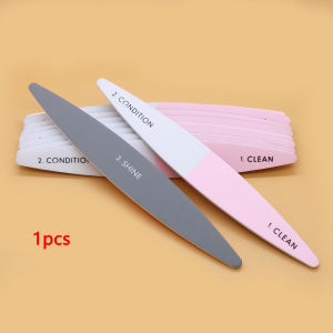 1/3/5/10/15pcs Buffer Nail File Pink White Grey 3-sides Sanding Polishing Strip Manicure Shine Buffing Bars Nail Art Tools