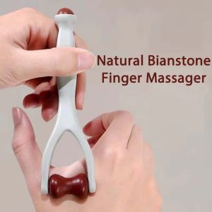 Portable Roller Finger Massager with Handle Roller Design Easy-To-Use Relieve Finger Fatigue Promote Blood Circulation Muscle Relaxation
