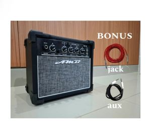 Ampli gitar amb 3 input sudah distorsi delay banyak bonus