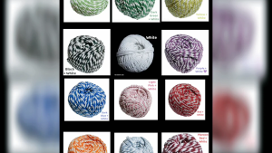 1.5mm Twine Color Colour Cotton Cord Cotton String Cotton Rope Cotton Twine tie Zongzi String Zongzi Cord string thread tie parcel gift decoration roll woven craft wrapping wrap looming beading up big bead beads tie present