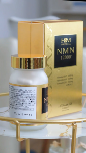 Viên uống trẻ hóa tăng độ đàn hồi rạng rỡ làn da - HM Medical NMN 12000+ (Vàng)