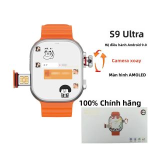 Đồng Hồ Thông Minh Ultra Smartwatch CDS9 Bản Gốc Hệ Điều Hành Android 9.0 Mạng 4G Hỗ Trợ SIM Camera Xoay Màn Hình AMOLED Google Play Store Phiên Bản Toàn Cầu