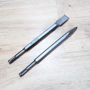 Mũi Đục Bê Tông Nhọn/ Dẹp Chuôi Gài 14 X 250mm Gắn Phù Hợp Các Máy Đục Máy Khoan Búa Trong Nghành Xây Dựng