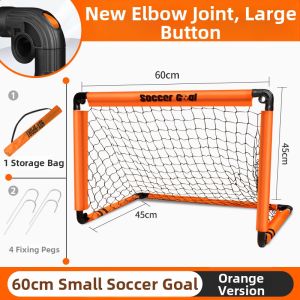 Portable Foldable Five-A-Side Football Goal for Children Home Use Outdoor Indoor Kindergarten Small Goal Net Plastic Material