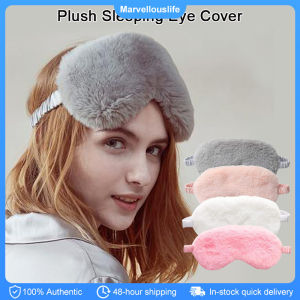 Plush Sleep Eye Mask Soft Plush Eye Masks Cute Eye Cover Sleeping Eye Patches