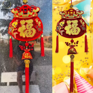 Dải Treo Túi Tài Lộc Phú Quý Trang Trí Tết Decor Nhà Cửa Chiêu Tài Kích Lộc May Mắn