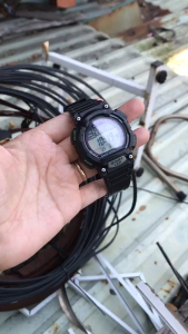 Đồng hồ nam điện tử si Nhật Casio pin solar hoạt động tốt