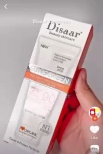 Fast shipping (SET OF 6) Disaar Facial Sunscreen Cream SPF 90 PA  | Moisturizing Skin Protect Sunblock | 40g for Skincare & Comfort