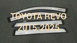 คิ้วกันสาด กันสาด คิ้วประตู คิ้ว สีบรอนซ์ รุ่น 4ประตู โตโยต้า รีโว้ Toyota Revo 2015 2016 2017 2018 2019 2020 2021 2022 2023 2024 ใส่ร่วมกันได้