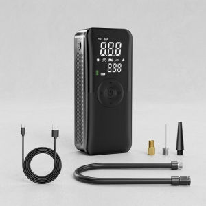 Portable Rechargeable Digital Air Pump Cordless Compressor for Car Motorcycle Bicycle and Sports Balls