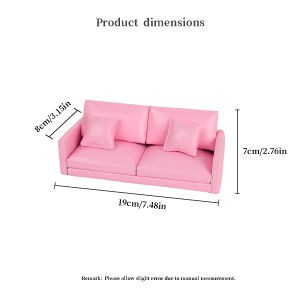 Mô Hình Ghế Sofa Bằng Da Funky Mini Home Cho Búp Bê Nhà Mô Hình Đồ Chơi Giáo Dục Cho Trẻ Em Từ 3-14 Tuổi Quần Áo Bằng Da