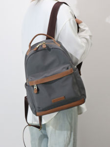 Designer Style Spring Summer New  Double Shoulder Bag Women Waterproof Nylon Casual Travel Backpack Schoolbag