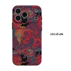 Ốp Điện Thoại iPhone Hai Lớp Họa Tiết Mây Nhiều Màu Sắc Chống Sốc Chống Xước Chất Liệu TPU Mềm Tương Thích Với Nhiều Mẫu Máy
