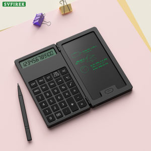 การคำนวณนักเรียนอเนกประสงค์แบบพกพาเครื่องคิดเลขวิทยาศาสตร์พร้อมแผ่นภาพวาดดิจิตอล LCD แท็บเล็ตสำหรับเขียน
