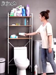 3 Tiers Bathroom Shelves CR Organizer Rack Toilet Cabinet Shelf Balcony Washing Machine Storage Organizer