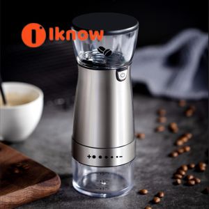 I know Stainless Steel Electric Spice Grinder - Perfect for Coffee Beans Peppercorns and More | Home Kitchen Gadget