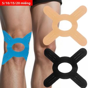 Băng Keo Kinesiology Cắt Sẵn Cho Đầu Gối 5/10/15/20 Miếng Chống Nước Hỗ Trợ Thể Thao Bảo Vệ Khớp Cơ Lâu Dài