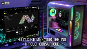 Corsair iCUE LC100 Case Accent Lighting Panels Mini Triangle - Starter/Expansion