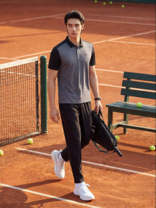 Erke | Antibacterial Ice Silk Short Sleeve Polo Shirt for Men