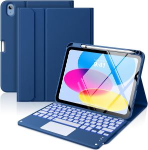 Bao Da Bàn Phím Cảm Ứng Cho iPad Thế Hệ Thứ 11 11 Inch 2025 Có Giá Đỡ Bút Tương Thích Với Máy Tính Bảng Thế Hệ Thứ 10 10.9 Inch