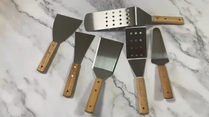 SPATULA BURGER BEEF TEPPANYAKI PIZZA STAINLESS