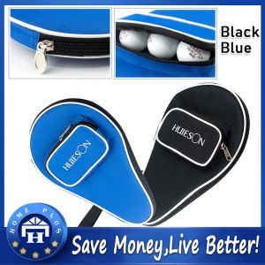 【Local delivery】 Single Gourd-shaped Table Tennis Racket Bag with Basket Can Be Equipped with Three-ball Protective Cover Table Tennis Cover ZMS-Pingpong-Racket-Bag