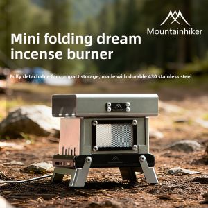 Mountainhiker | Incense Burner MOUNTAINHIKER 430 Stainless Steel Mosquito Repellent Camping BBQ Portable Mini Outdoor Indoor Folding Stove