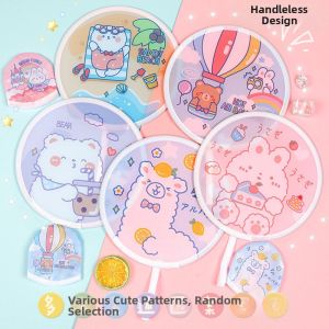Cute Capybara Pattern Foldable Fan for Children Attractive Gift