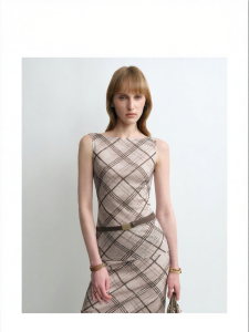 Mesh Collar Sleeveless Waist Shaped Vest Top