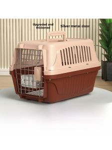 Portable Pet Air Cargo Box Cat Carrier Travel Dog Cage Small Breed Check-In Space for Cats And Dogs On-The-Go