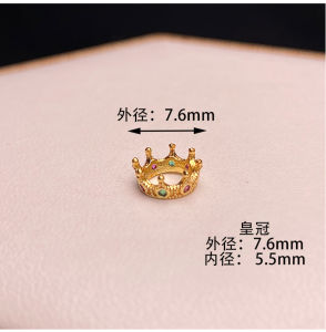 เครื่องประดับ DIY สุดเก๋ สร้อยคอแบบติดหัวมังกร ชุบทอง 925 สีทองแดง ขนาดเล็ก เครื่องประดับสำหรับตกแต่งเครื่องประดับ