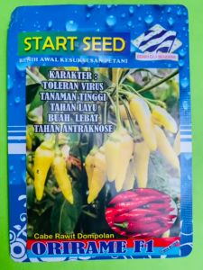 Benih Cabai Rawit Dompolan ORIRAME F1  isi 2000 biji Start Seed F
