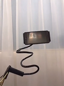 360° Adjustable Gooseneck Flexible Lazy Phone Stand for Bed Desk – Universal Clamp Holder