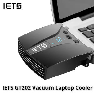 Original IETS GT202 vacuum laptop fan cooler With temperature display intelligent temperature measurement cooling Perfect for Rapid Cooling of gaming laptop