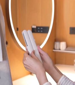 Classy Luxe Folding Clothes Hanger Portable Travel Clothes Hanger Dormitory Students Folding Cloth