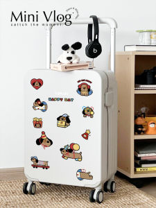 Waterproof Durable Sausage Dog Luggage Sticker Creative Cover up Decal 3D Cute Mobile Phone Decorative Adhesive Free Mural