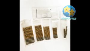 HIGH QUALITY 50PCS SET Titanium Coated HSS Twist Drill Bit 1mm 1.5mm 2mm 2.5mm 3mm WOOD KAYU PVC METAL BESI STEEL SCREW COPPER STONE IRON PLASTIC TILE DRILLING MACHINE DRILLS BITS ACCESSORIES