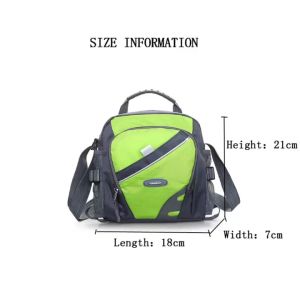 F&S BAG #4007 WATERPROOF NYLON CASUAL MENS SLING  SHOULDER CROSSBODY BAG WITH SOLID COLORS.