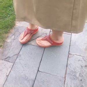 New Korean Muffin Women Flip Flops Thick Bottom Sandals Shoes For Women Wedge Slippers On Sale 【Delivery in 3 days 】